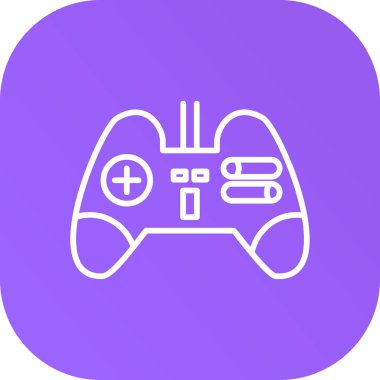 Oyun kolu. Web simgesi basit illüstrasyon