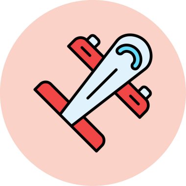 Klima simgesi, vektör illüstrasyonu