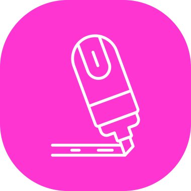 Bir benzin istasyonu simgesinin vektör illüstrasyonu