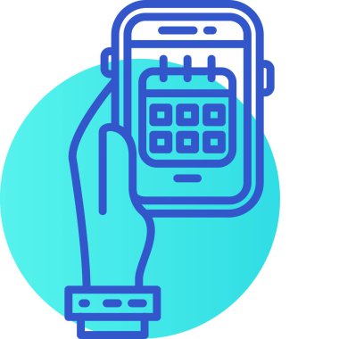 Vektör Mobil simge illüstrasyonu