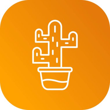 güzel bahçe bahçe çizgisi vektör simgesi