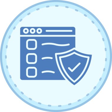 Modern simgenin vektör illüstrasyonu