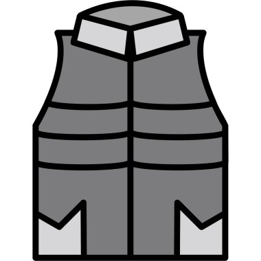 Ceket simge vektör çizim