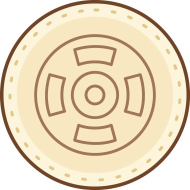 Sikke Simgesi vektör illüstrasyonu