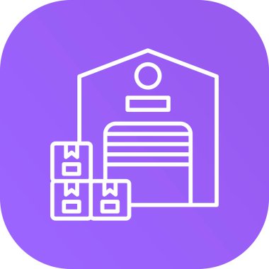 Benzersiz ev vektör simgesi