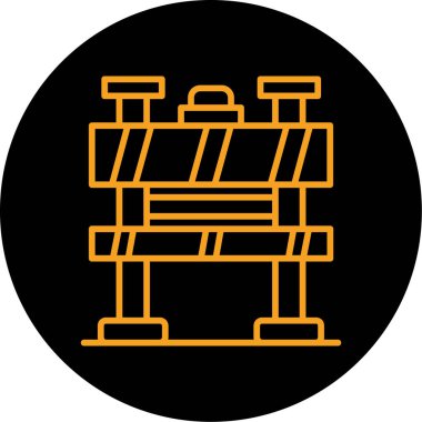 Bir trenin vektör illüstrasyonu