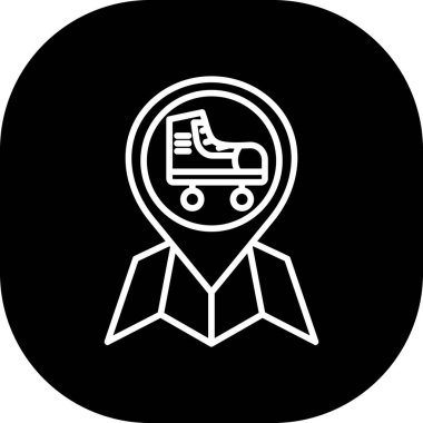 Alışveriş arabası ikonu olan bir adamın vektör çizimi