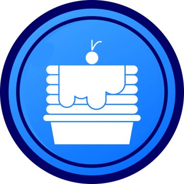 Gıda simgesinin vektör illüstrasyonu