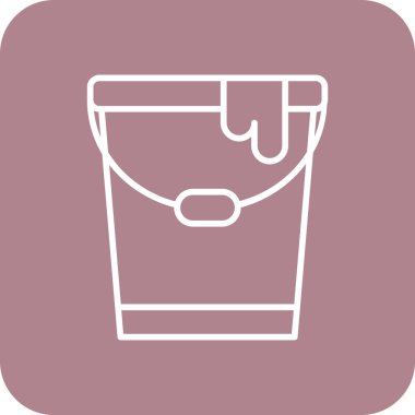 Modern b 'nin vektör illüstrasyonunda yiyecek ikonu yok