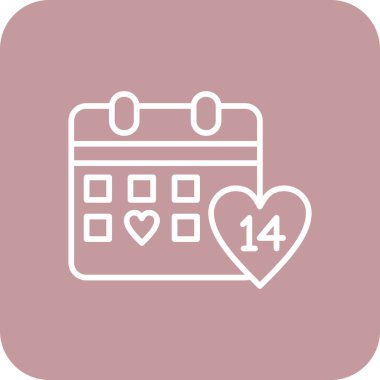 kalp simgesi, vektör illüstrasyonu