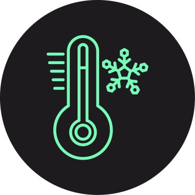 termometre simgesi, vektör illüstrasyonu