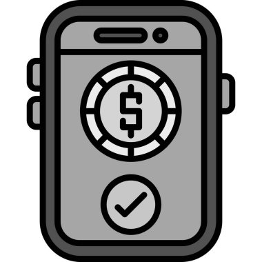 Mobil Para. Basit tasarım