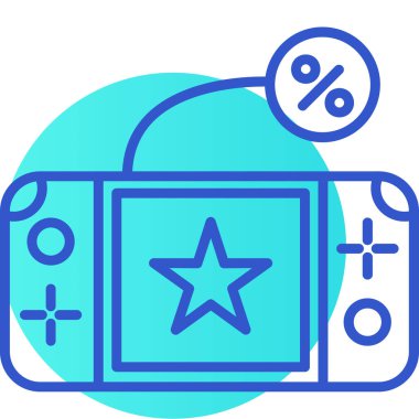 oyun simgesi tasarım vektör çizimi