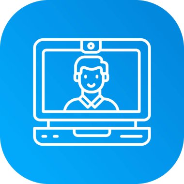 Akıllı telefonlu bir dizüstü bilgisayarın vektör çizimi