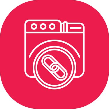 çamaşır makinesi simgesi soyut arkaplanda izole