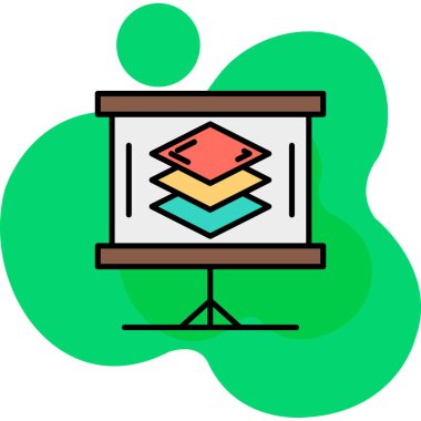 Seo simgesinin vektör illüstrasyonu