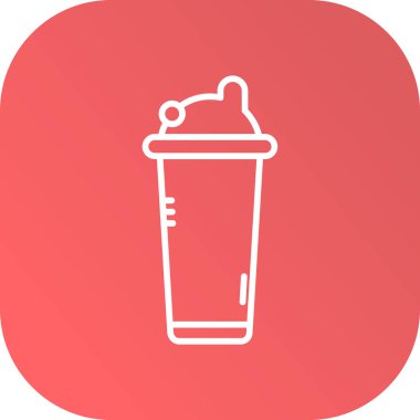 kahve ikonu, vektör illüstrasyonu