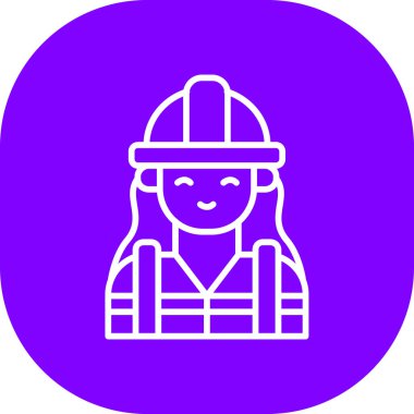 kadın simge vektör illüstrasyonu