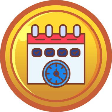 Sikke vektör simgesi modern basit vektör illüstrasyonu