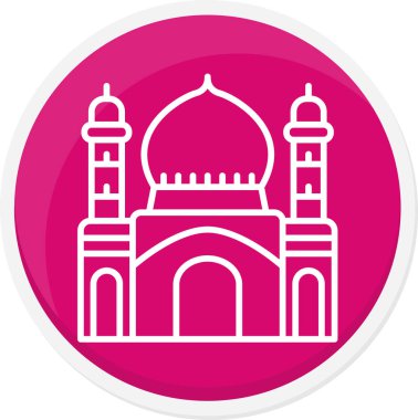 Bir binanın vektör illüstrasyonu