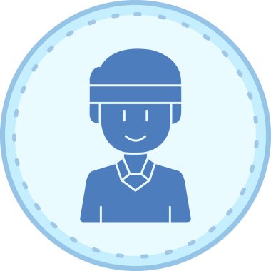 avatar. Web simgesi basit illüstrasyon