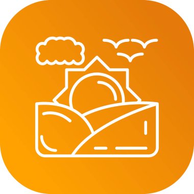 ekmek simgesi, vektör illüstrasyonu