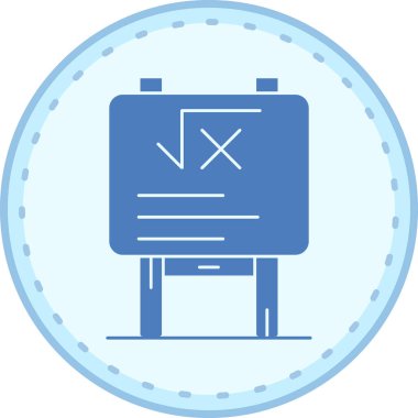 Modern eğitim ikonunun vektör illüstrasyonu