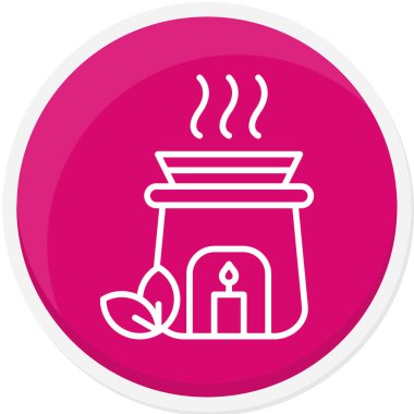 Bir çanağın vektör illüstrasyonu