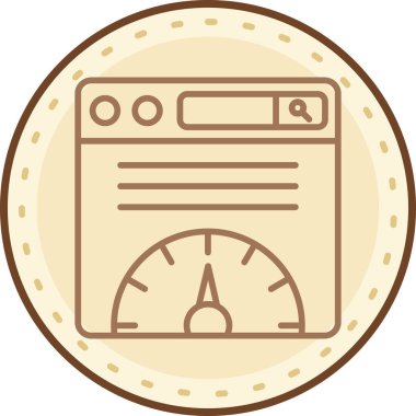 seo modern simgesinin vektör illüstrasyonu