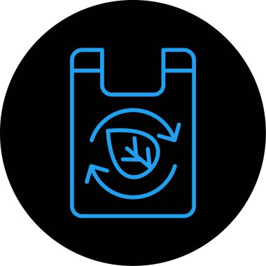 vektör geri dönüşüm simgesi çizimi