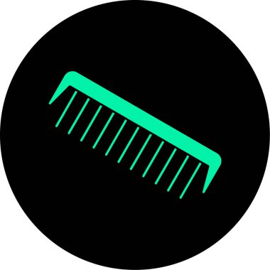 saç tarağı simgesi modada izole edilmiş arkaplan