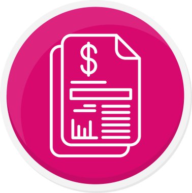 Bill simgesi, vektör çizimi