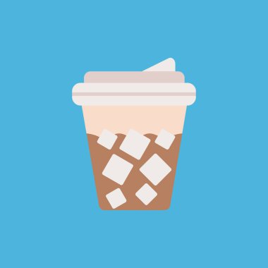 Düz kahve çekirdekli düz modern tasarım