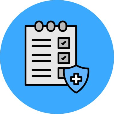 Bir pano simgesinin vektör illüstrasyonu