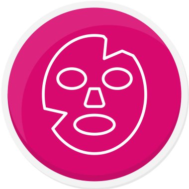 Bir kafatası simgesinin vektör çizimi