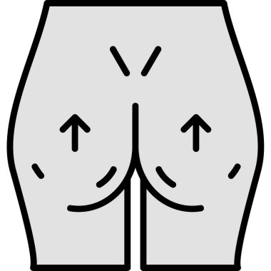 pantolon moda simgesi, basit tasarım