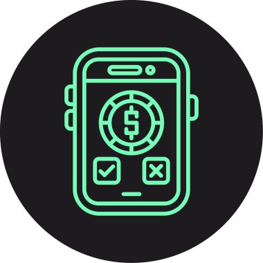 Eşsiz Telefon Vektörü Kabartma Simgesi