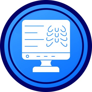 Modern simgenin vektör illüstrasyonu