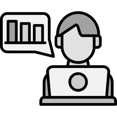 İş grafiği Basit tasarım