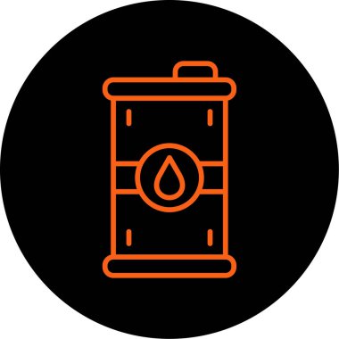 yağ simgesi, vektör illüstrasyonu basit tasarım