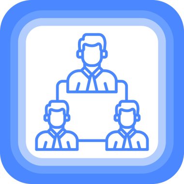 İş. Web simgesi basit illüstrasyon