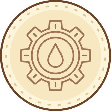 Modern simgenin vektör illüstrasyonu