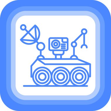 Robot simgesinin vektör illüstrasyonu