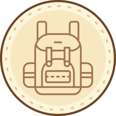 Çizgi film simgesinin vektör çizimi