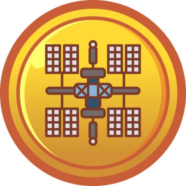 Çin web simgesi, basit vektör illüstrasyonu