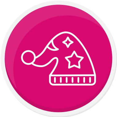 Yılbaşı ağacı web simgesi, basit vektör illüstrasyonu