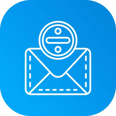 E-posta. Web simgesi basit illüstrasyon