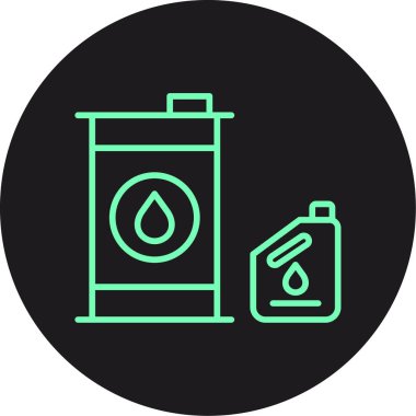 Vektör benzin istasyonu çizim