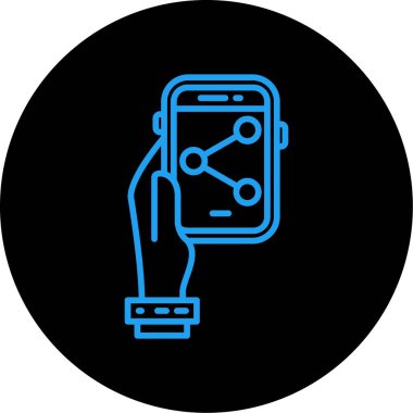 seo modern simgesinin vektör illüstrasyonu