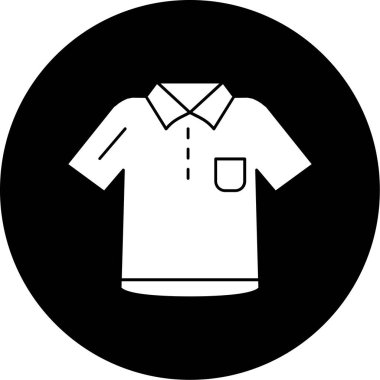 shirt simgesi vektör işareti